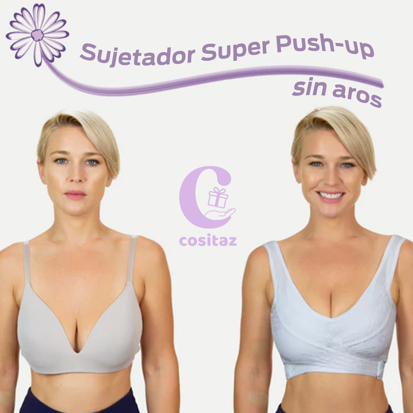 🎁Último día: Compra 1 y llévate 3🔥Sujetador superreafirmante | Sujetador push-up sin aros