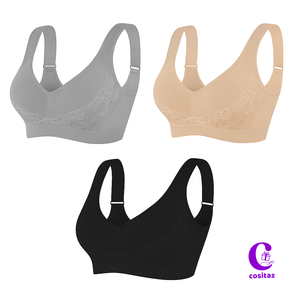 🎁Último día: Compra 1 y llévate 3🔥Sujetador superreafirmante | Sujetador push-up sin aros