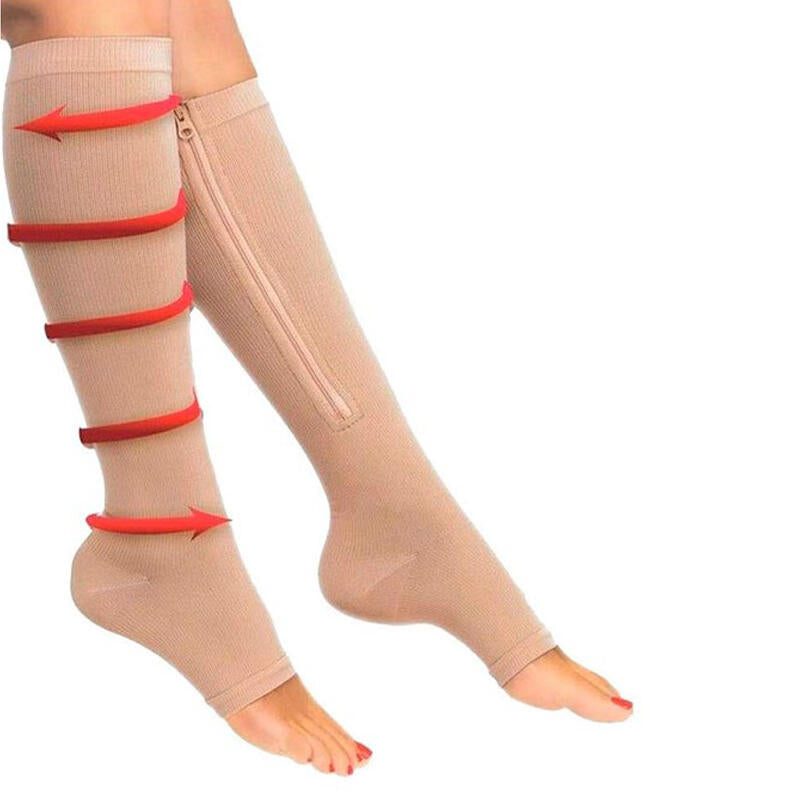 Medias De Compresión Con Cremallera