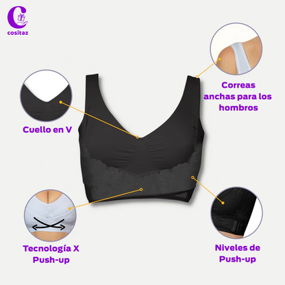 🎁Último día: Compra 1 y llévate 3🔥Sujetador superreafirmante | Sujetador push-up sin aros